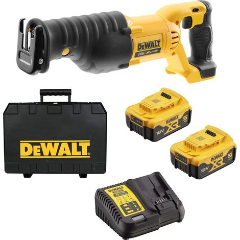Scie sabre DeWALT DCS380P2 XR 18V 2x5Ah 2950 coups./min 300mm mallette (1/2)