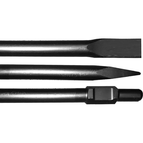 Jeu de burins SDS Marteau de démolition Hex burin plat Burin pointu Lot de pointe 410 mm pour marteau burineur