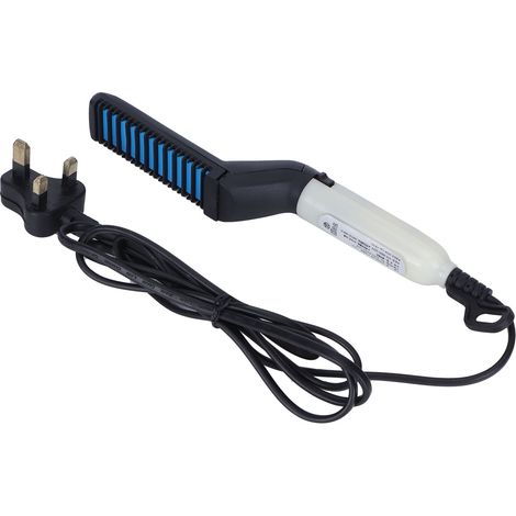 Brosse électrique multifonction pour lissage et coiffage des cheveux, peigne lisseur 220V UK (1/5)