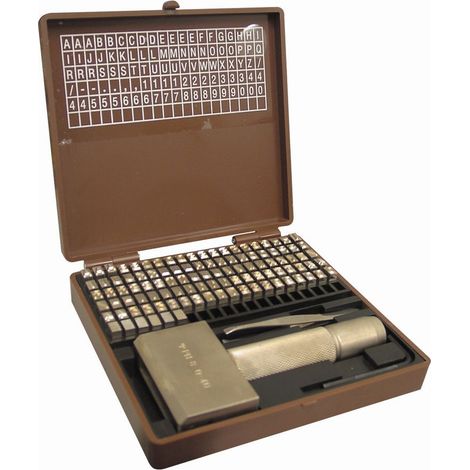 GRAVUREM 165.3 - Jeu de 100 caractères Jeu Eurotype (3 mm)