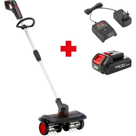Ensemble aérateur de pelouse sans fil AL-KO ARD 1835 18V avec batterie et chargeur (1/2)