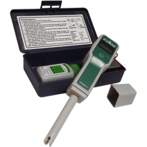 Ccei – Testeur électronique de pH pour analyse de l'eau de piscine – Lecture instantanée – Précision de +/- 0,2 – Écran digital large (1/2)