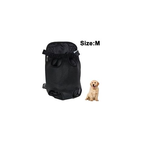 Mochila transportadora para mascotas con correas ajustables, ideal para viajar y transpirable, especialmente adecuada para perros pequeños y medianos, gatos y cachorros. - Crezuo