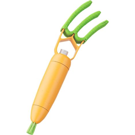 Brosse de nettoyage pour stores lavable en forme de carotte avec flacon pulvérisateur Brosse de nettoyage pour stores de voiture, grilles d'aération, chambre, salon, dortoir, niches de fenêtre (1/5)