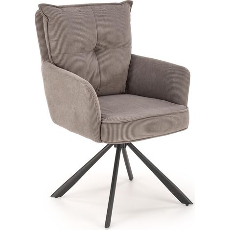 Silla Houston 1797, Gris, 90x60x65cm, Tapiz, Metálico (1/5)