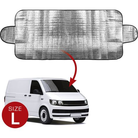Walser – Feuille de glace pour fenêtres 230x110 cm – Film solaire épais 1,8 mm – Protection contre intempéries et gel – Adapté grandes vitres voiture (1/5)