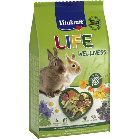 Vitakraft LIFE Wellness 600 g Futtertrog & Kleintierfutter