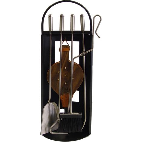 IMEX-10028 Juego chimenea Arco-Chapa utiles inox + fuelle [imex-10028]