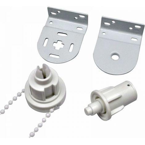 Kit de store enrouleur 32 mm, complet avec embrayage pour store enrouleur avec chaîne de cordon pour store enrouleur, support pour store enrouleur, connecteur de chaîne (1/5)
