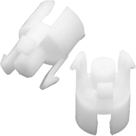 Clip de boucle de maître-cylindre d’embrayage de voiture, compatible avec Citroën C2 C3 C4 C5 C6 et Peugeot 307 308 408 2008 3008 207, lot de 2, blanc