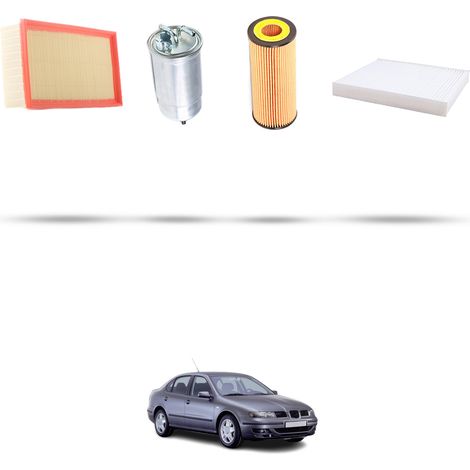 Kit tagliando 4 filtri compatibile con Seat Toledo II 1.9 TDI 96kw dal 2003 (1/5)