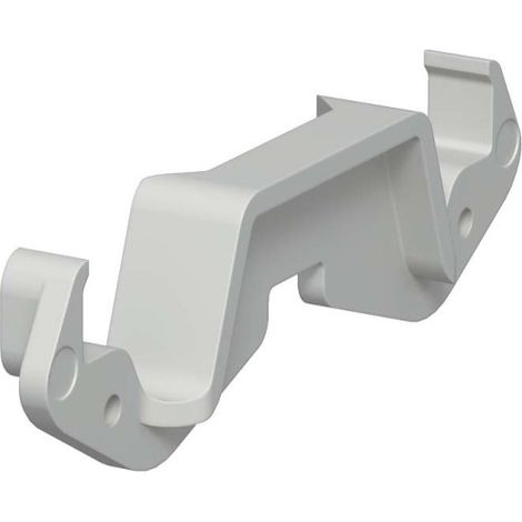 OBO Bettermann Abrazadera de canal para abertura de sistema 80 94x25x12 Policarbonato/acrilonitrilo-butadieno-estireno gris claro RAL..., 6288640