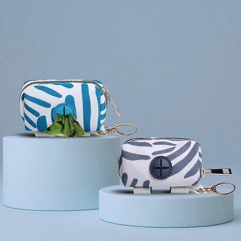 Porte-sacs à déjections canines pour chiots et chats, pochette portable pour animaux de compagnie (1/4)