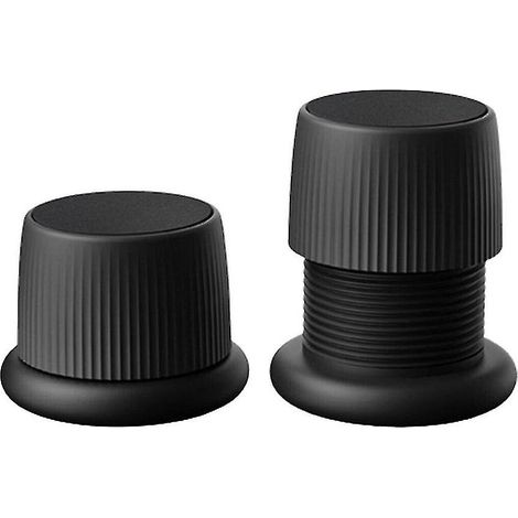 2 rehausseurs de lit réglables, rehausseurs de meubles robustes pour canapé, table, fauteuil, etc. - Noir (1/4)