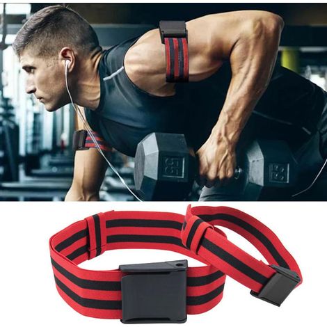Lot de 2 Bandes Élastiques Fitness Musculation avec Sangles Bras - Entraînement Musculaire et Restriction du Flux Sanguin (1/5)