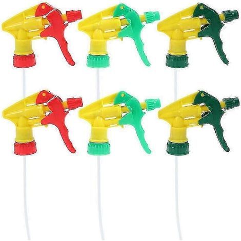 6 Heavy Duty Trigger Spray Nozzles for Durable Use (1/5)