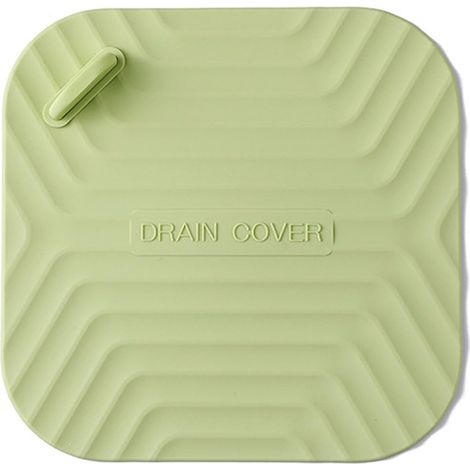 Silicone Bathtub and Sink Stopper - Bathroom Drain Stopper for Kitchen, Laundry, and Shower Sinks - Light Green (1/5)