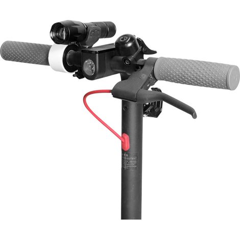 360° rotating bicycle clip for lights, flashlights and U-shaped mounts.