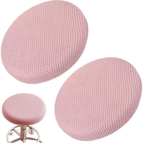 CCYKXA Set of 2 elastic, washable and easy-to-clean, soft and durable bar stool covers for 30-36 cm stools