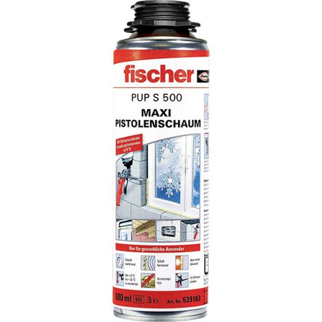 Fischer PUP S 500 Maxi Pistolenschaum Herstellerfarbe Beige 539163 500 ml