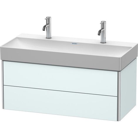 Meuble sous-vasque XSQUARE 397x984x460mm Bleu clair mat
