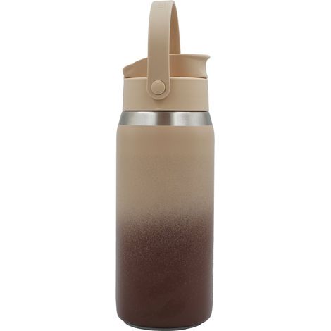 Gourde Isotherme en Inox Recyclé Double Paroi Bouteille Marron Chocolat 355ml 473ml 710ml - PANGIVO (1/5)