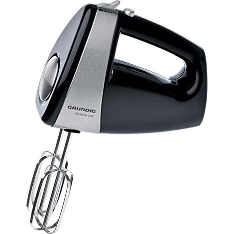 Grundig HM 5040 Handmixer Schwarz Edelstahl