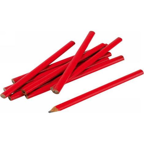 SANS MARQUE Lot de 12 crayons de menuisier