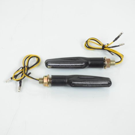 Paire de clignotant séquentiel à LED orange OPM Troop pour moto (1/2)