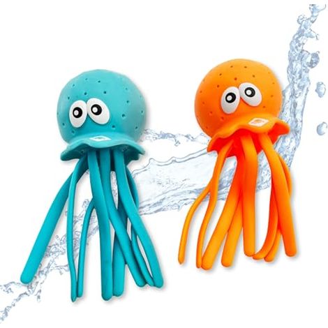 SCHILDKRÖT® OCTO BUDDIES, WASSERTIERE MIT WASSERBOMBENEFFEKT, WASSERSPIELZEUG FÜR KINDER AB 3 JAHREN, IDEAL FÜR POOL, SCHWIMMBAD