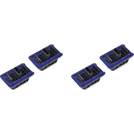 Quatre patins de cric autoportants (numéro de pièce : 51717189259) adaptés aux BMW F25, BMW X3, BMW X5, BMW E70 et BMW X6. Pièces automobiles.