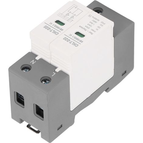 Parafoudre domestique 2P 10kA à 20kA disjoncteur anti-surtension 385V AC protection foudre (1/5)