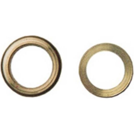 100 x RONDELLA ALZAPORTA OTTONE D 14 MM