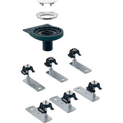 Raccord de sortie GE avec 6 F. pour installation traversante de plancher Setaplano d50