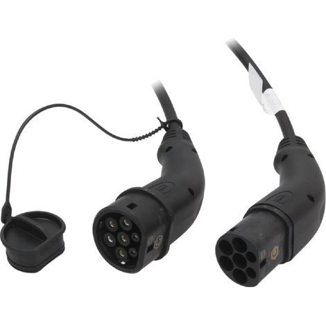 Prise voiture electrique EU - Rallonge 5m 20A triphase 5x2.5mm2 + 1x0.5mm2