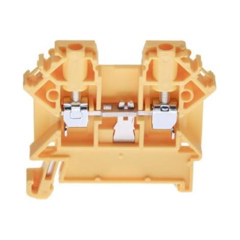 2-adriger Schutzschienenverbinder 2,5 mm² gelb-grün V0 ZUG-2.5PE A11-B13Z