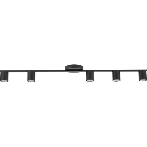 Plafonnier noir moderne Sky Sigma, 5 spots GU10-25W (1/5)