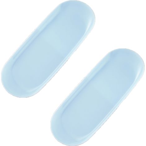 Plateau De Rangement Ovale - Pour Réservoir De Toilettes Baignoire Commode Cuisine - 35 x 18 cm - Acier Inoxydable Brillant - 1 Pièce (1/5)
