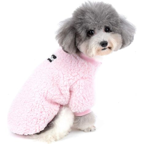 Winterwärmer Fleecemantel für kleine Hunde, Fleece-Pullover