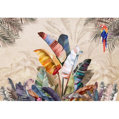 Papier peint panoramique - Plantes tropicales - 130 cm x 91 cm (1/2)