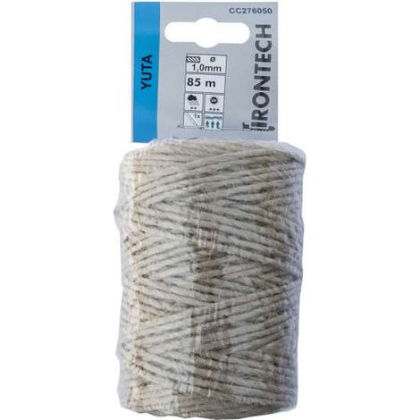 Spago in Juta Diam. 1,0 mm. colore naturale 85 mt.