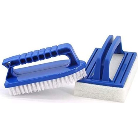 ZVD Kit d'accessoires de nettoyage pour jacuzzi comprenant une brosse à récurer, une brosse de nettoyage pour les spas et le nettoyage de jacuzzi (1/4)