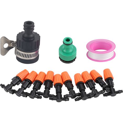 Lot de 15 mètres de système d'arrosage automatique par brumisation pour jardin, outils de pulvérisation d'eau. (1/5)