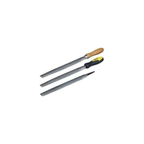 Grattugia per legno a mezza rotonda con manico in bi-materiale 150 mm - Outifrance