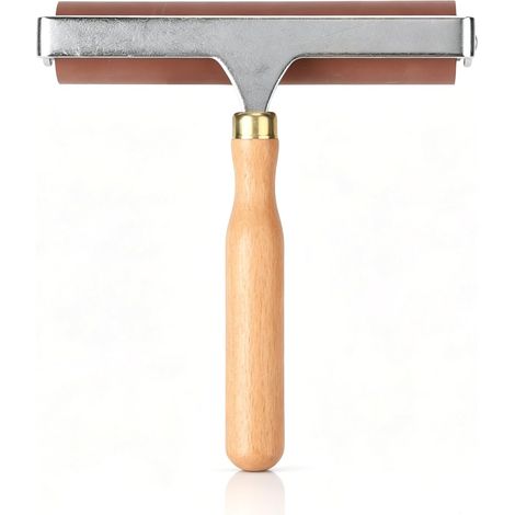 Rouleaux Brayer pour travaux manuels, kit de rouleaux d'encre en caoutchouc, doux et flexible, robuste et élastique, encre d'impression, rouleau de colle d'estampage, (15cm) (1/5)