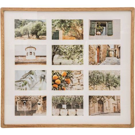 Bilderrahmen Collage Milea - 12 Fotos - Mangobaum und Glas