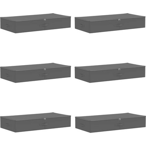 Aufbewahrungsbox 6 stk. Vliesstoff 100 x 50 x 18 cm 90 l vidaXL