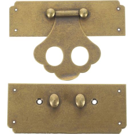 Fermoir à loquet vintage pour boîtes à bijoux, quincaillerie pour meubles, fermoir à loquet (1/3)