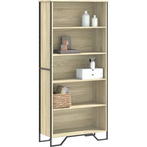 Bücherregal Sonoma-Eiche 80x31x169 cm Holzwerkstoff