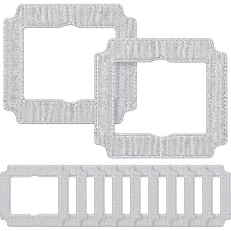 Almohadillas de limpieza para el robot limpiacristales Ecovacs Winbot Mini 2 - Paquete de 12 paños de microfibra lavables y reutilizables, limpieza de ventanas sin dejar marcas (1/5)